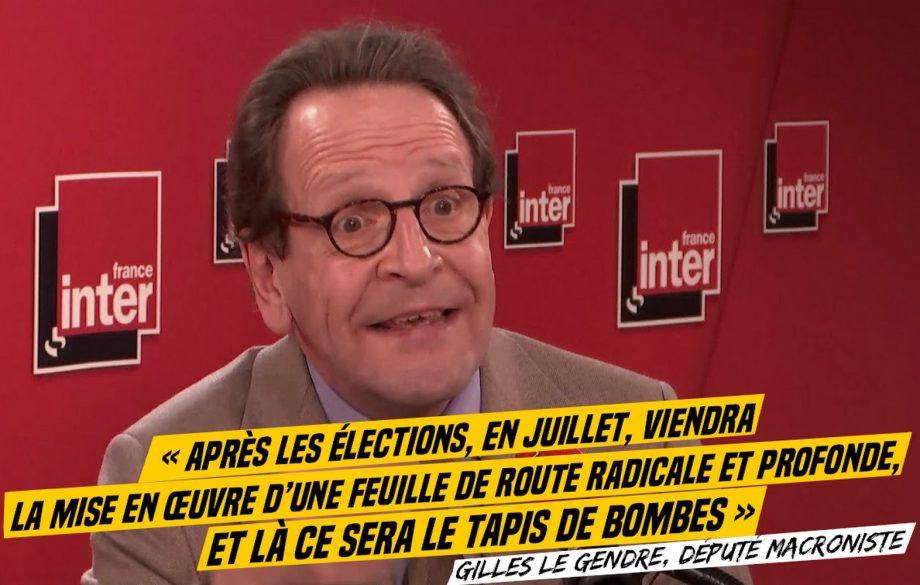 «Le tapis de bombes» de Macron