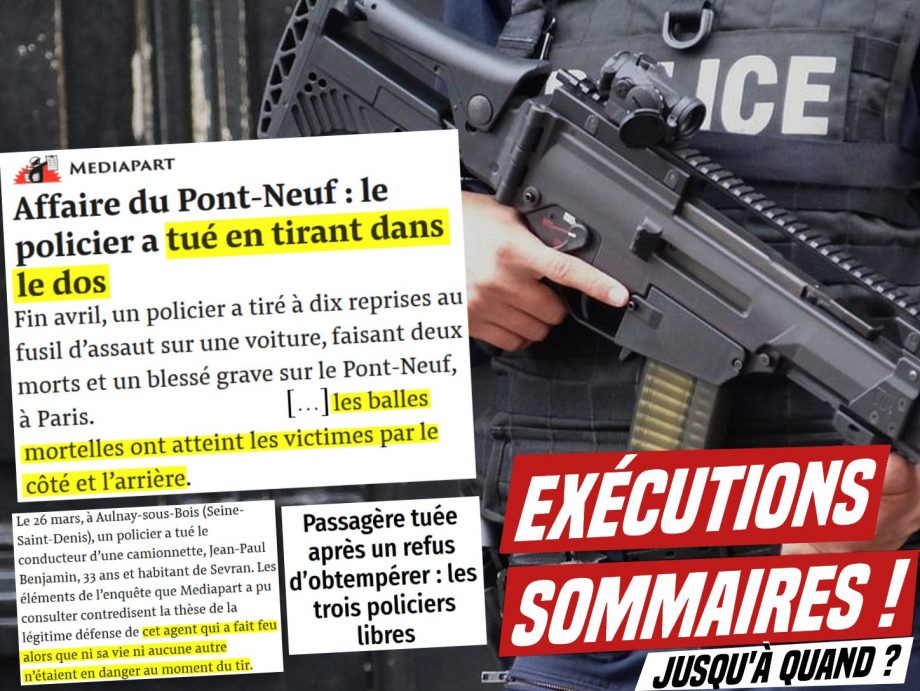 Police : exécutions sommaires, ça s’arrête quand ?