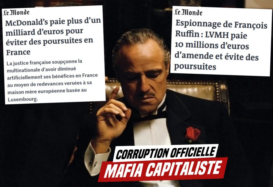 Mc Donald’s, Bernard Arnault : mafia capitaliste