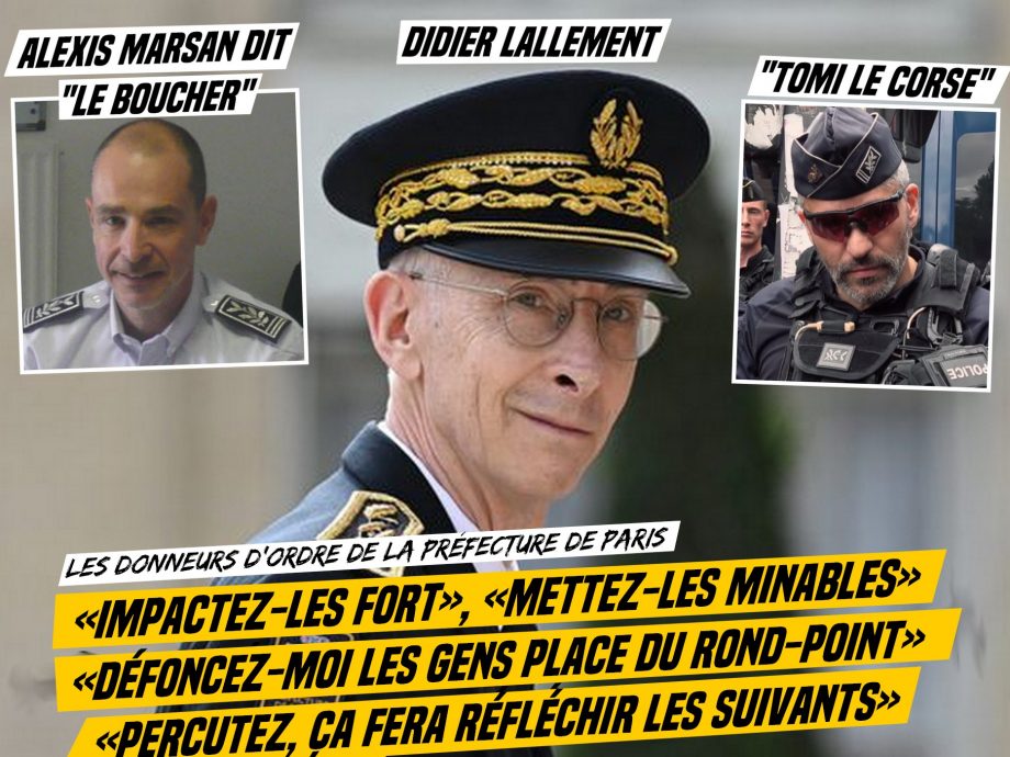 « Percutez », « défoncez-les » : les ordres de la préfecture de Paris aux policiers