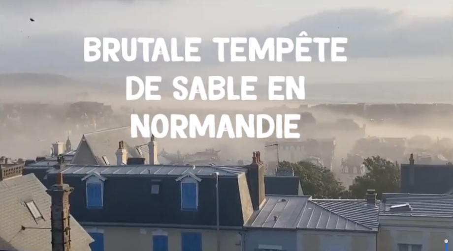 Tornade de sable en Normandie : un vent à 130km/h en quelques secondes