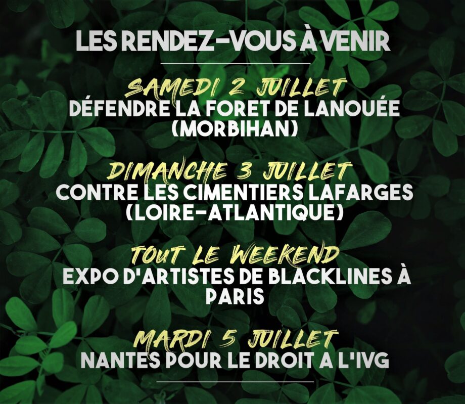 Les rendez-vous à venir