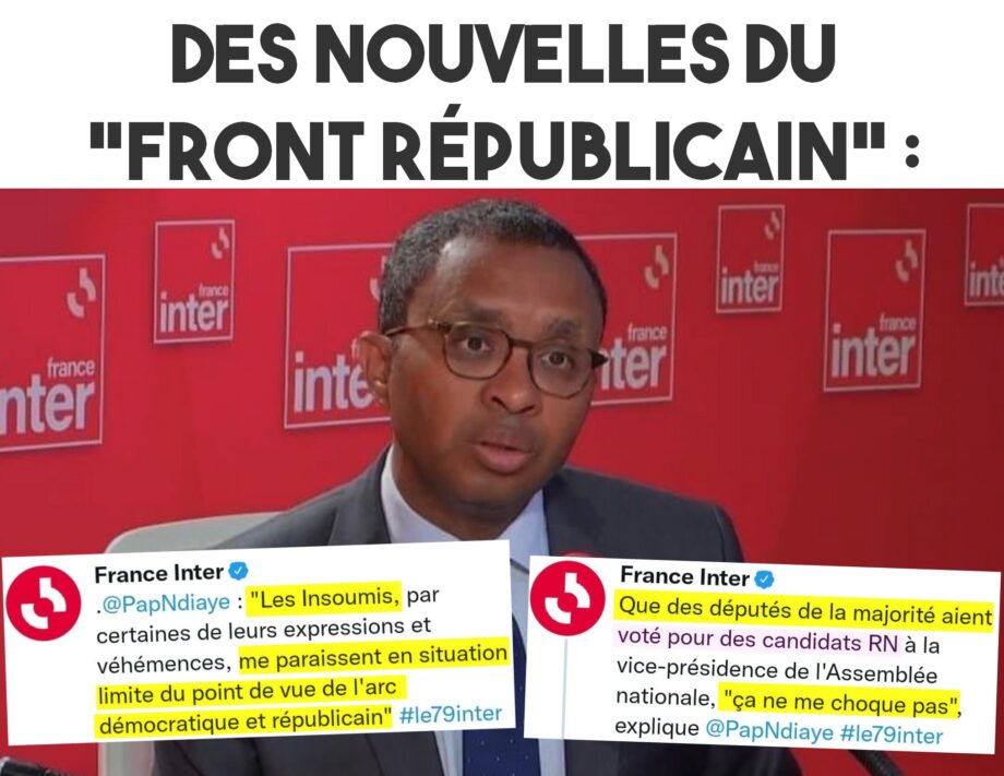 Des nouvelles du « front républicain »