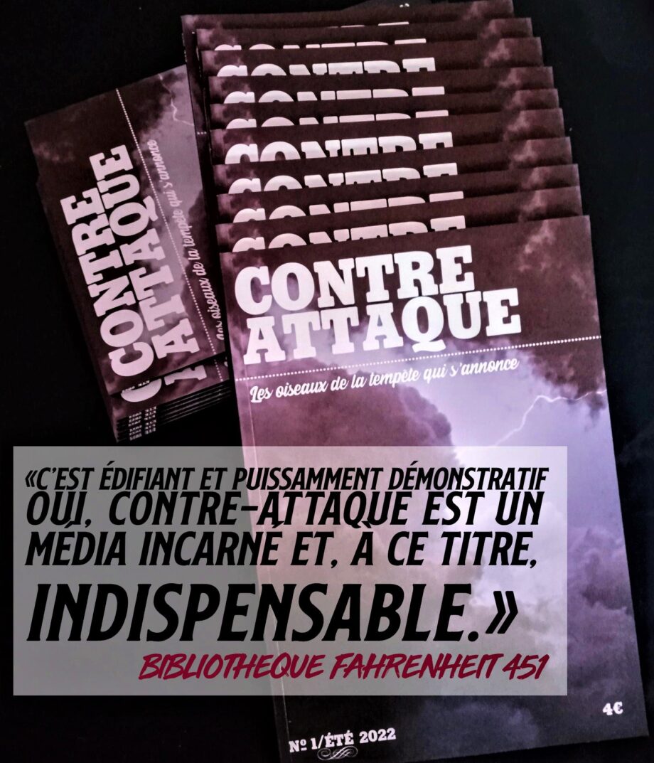 La bibliothèque Fahrenheit 451 chronique la revue Contre Attaque