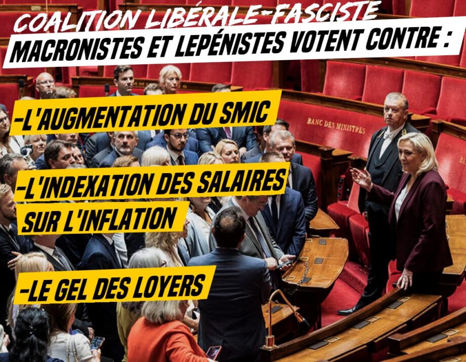 Coalition libérale-fasciste contre la hausse des salaires