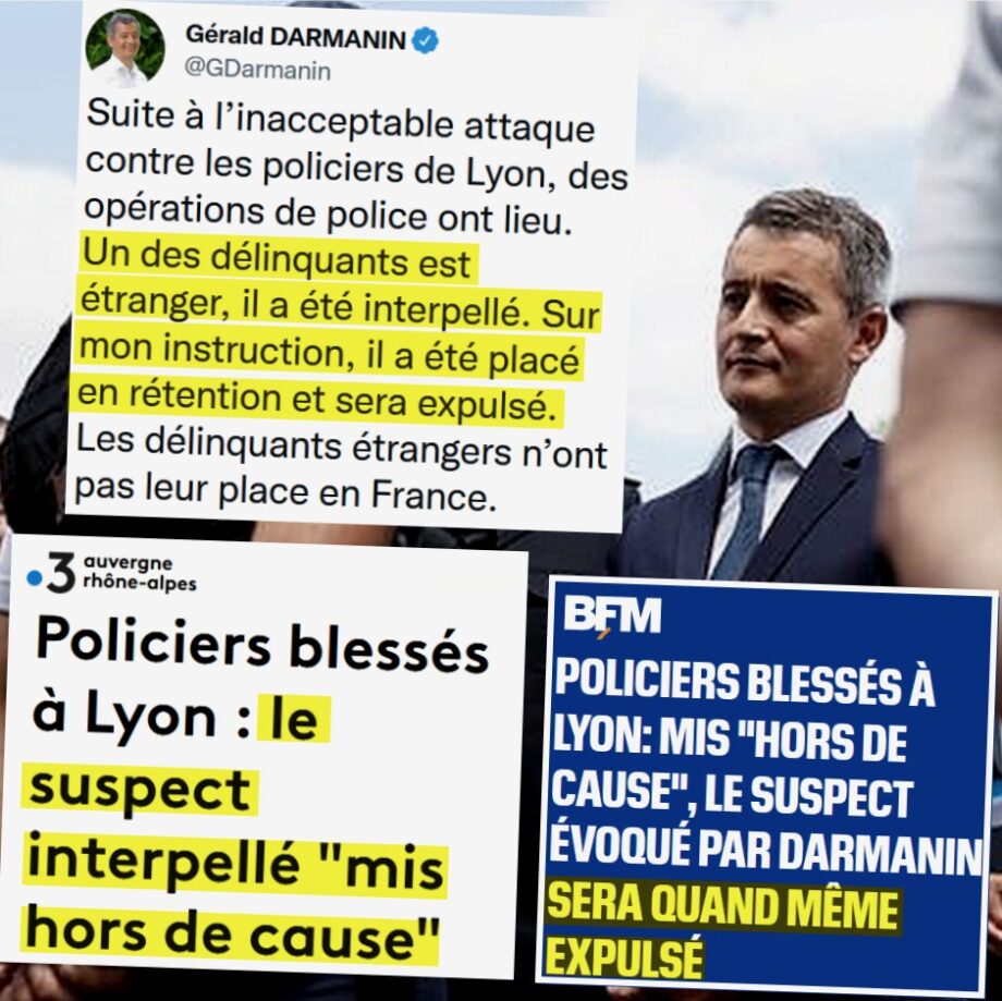 Darmanin : une honte nationale