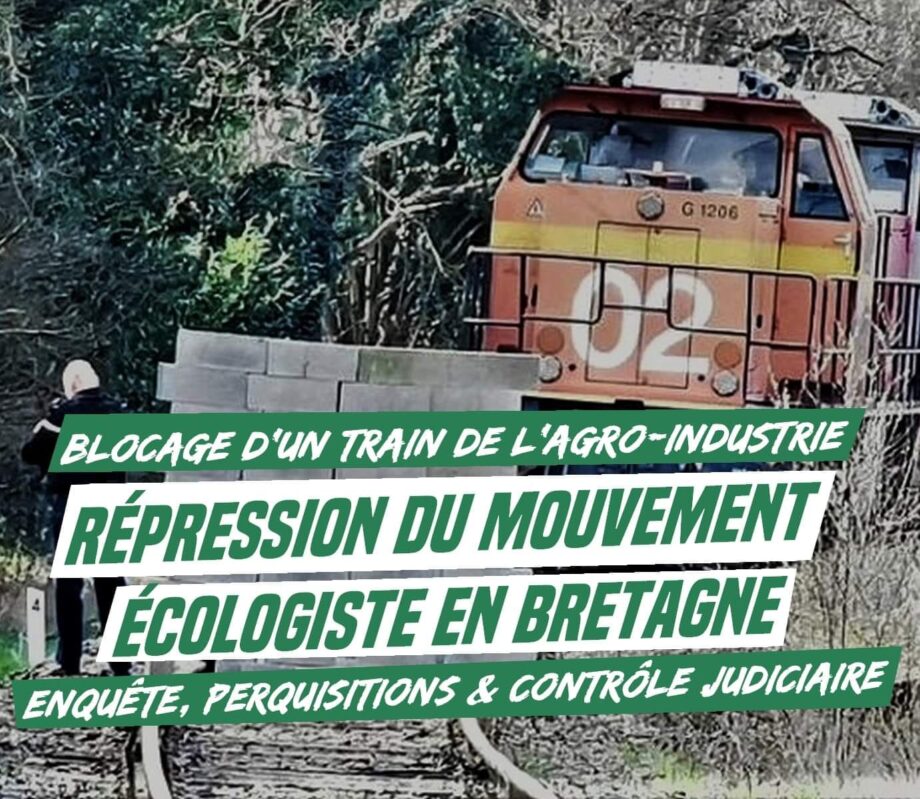 Bretagne : répression contre un collectif opposé à l’agro-industrie