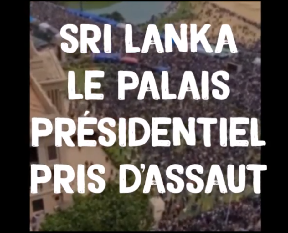 Sri Lanka : le palais présidentiel pris d’assaut