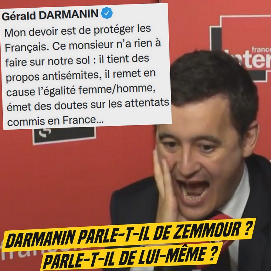 De qui parle Gérald Darmanin ?