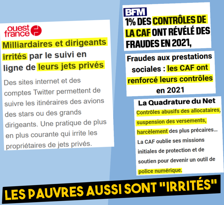 Les pauvres aussi sont «irrités»