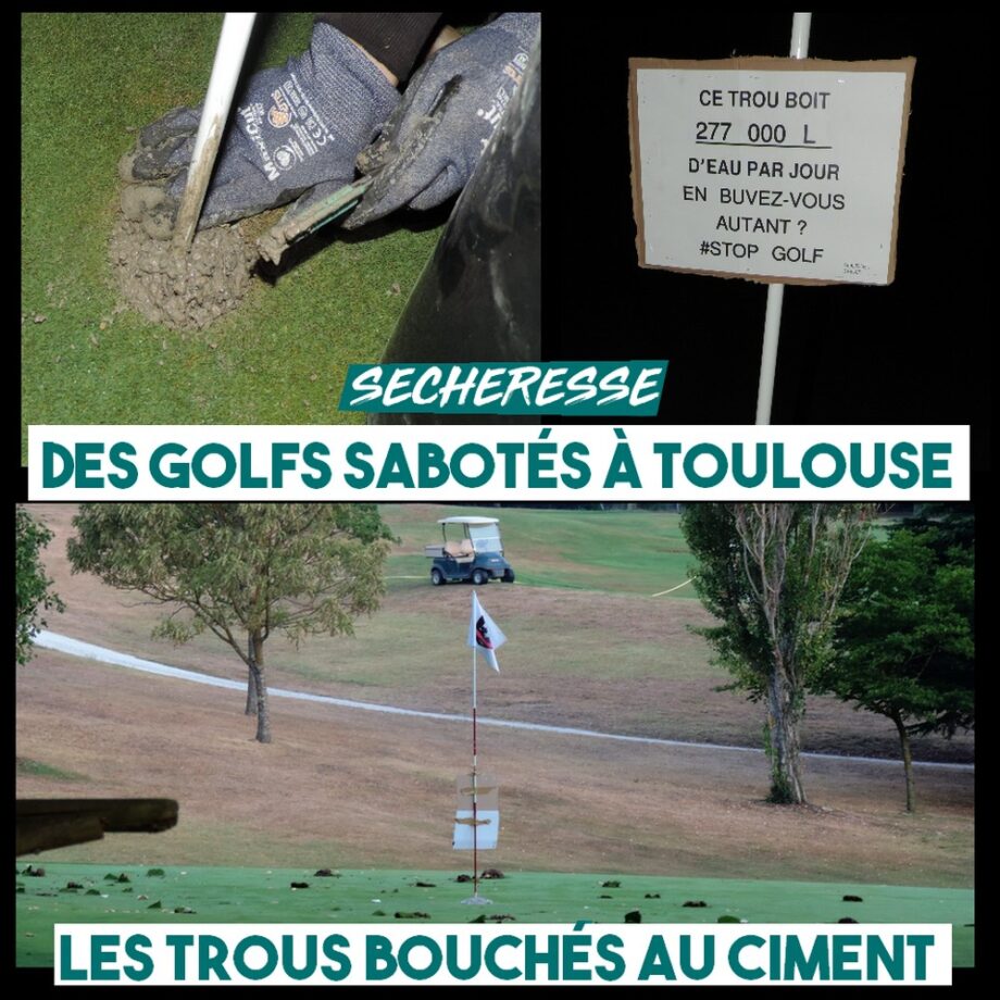 Sécheresse : des golfs sabotés près de Toulouse