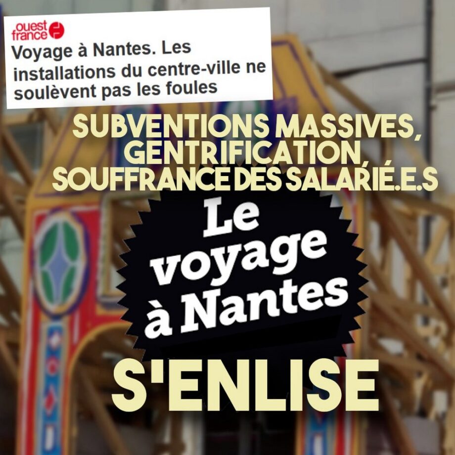 Quand le Voyage à Nantes s’enlise