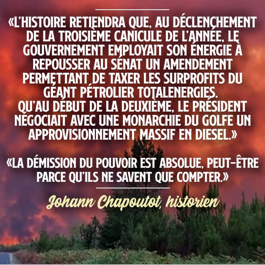 La démission du pouvoir