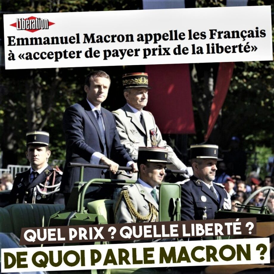 «Payer le prix de la liberté» : de quoi parle Emmanuel Macron ?