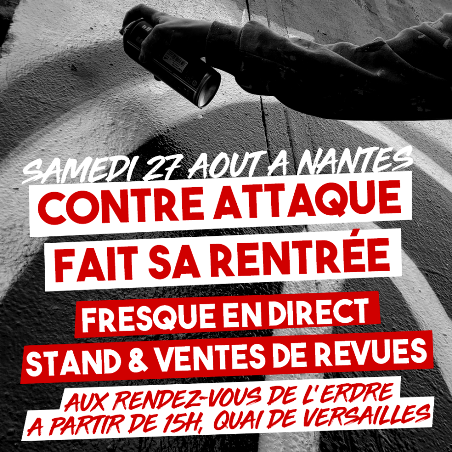 Contre Attaque fait sa rentrée : fresque et stand aux Rendez-vous de l’Erdre