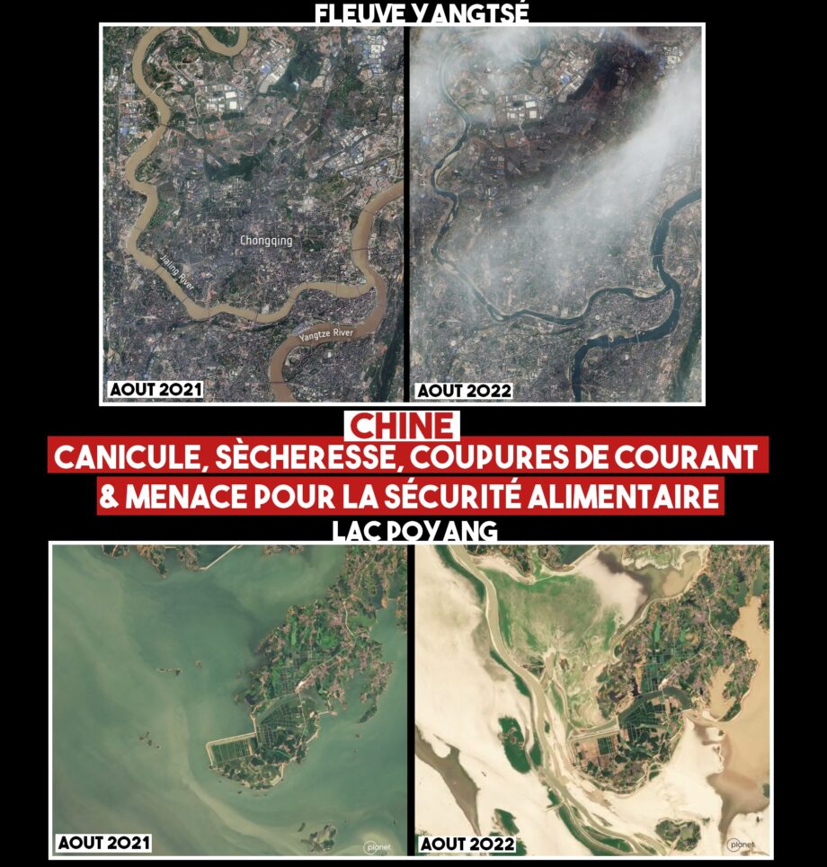 Chine : canicule et sécheresse inédites