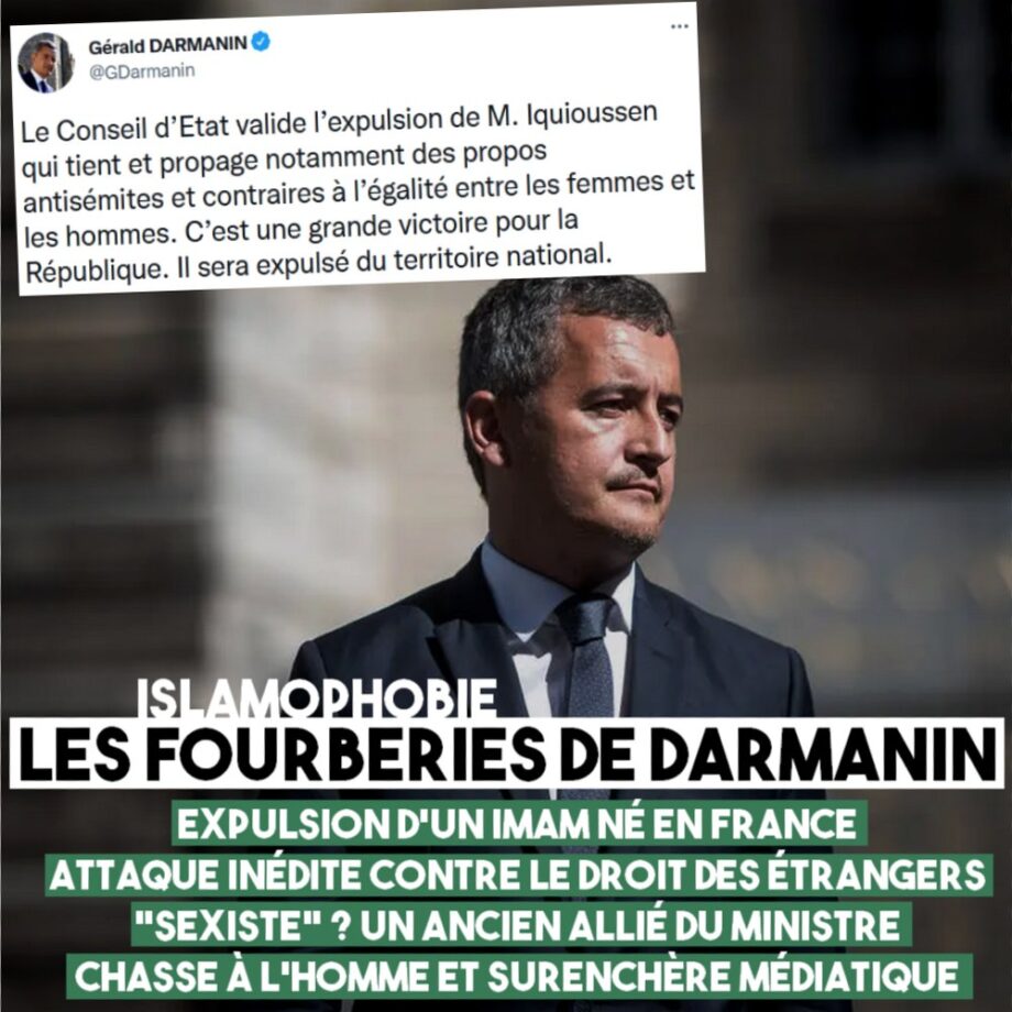 Islamophobie : les fourberies de Darmanin