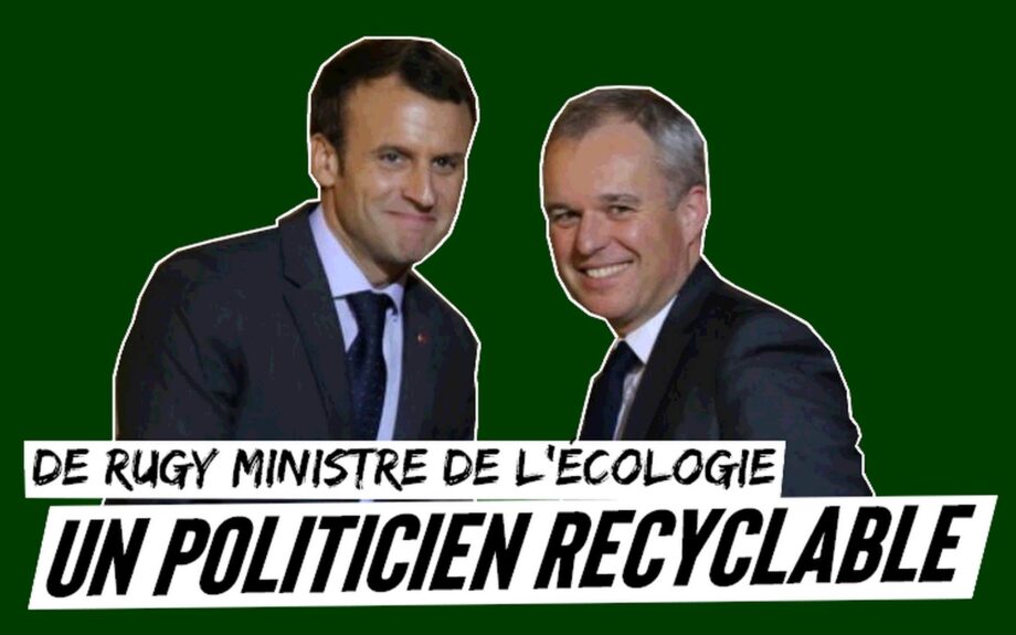 De Rugy, un ministre de l’écologie recyclable
