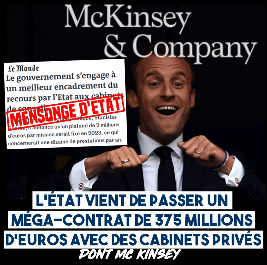 Cabinets privés : pillage organisé et mensonge d’État