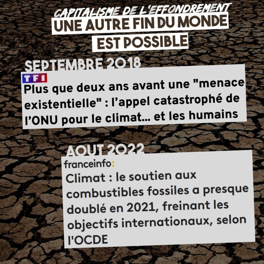 Une autre fin du monde est possible