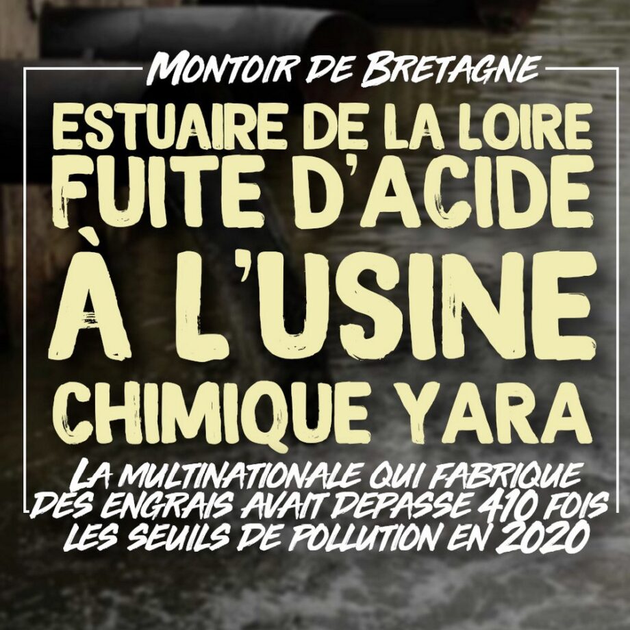 Fuite d’acide à l’usine chimique Yara, en bord de Loire