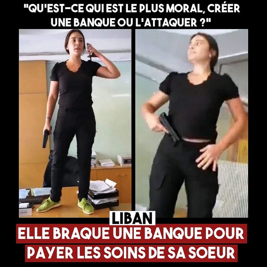 Liban : elle braque une banque pour sa sœur malade