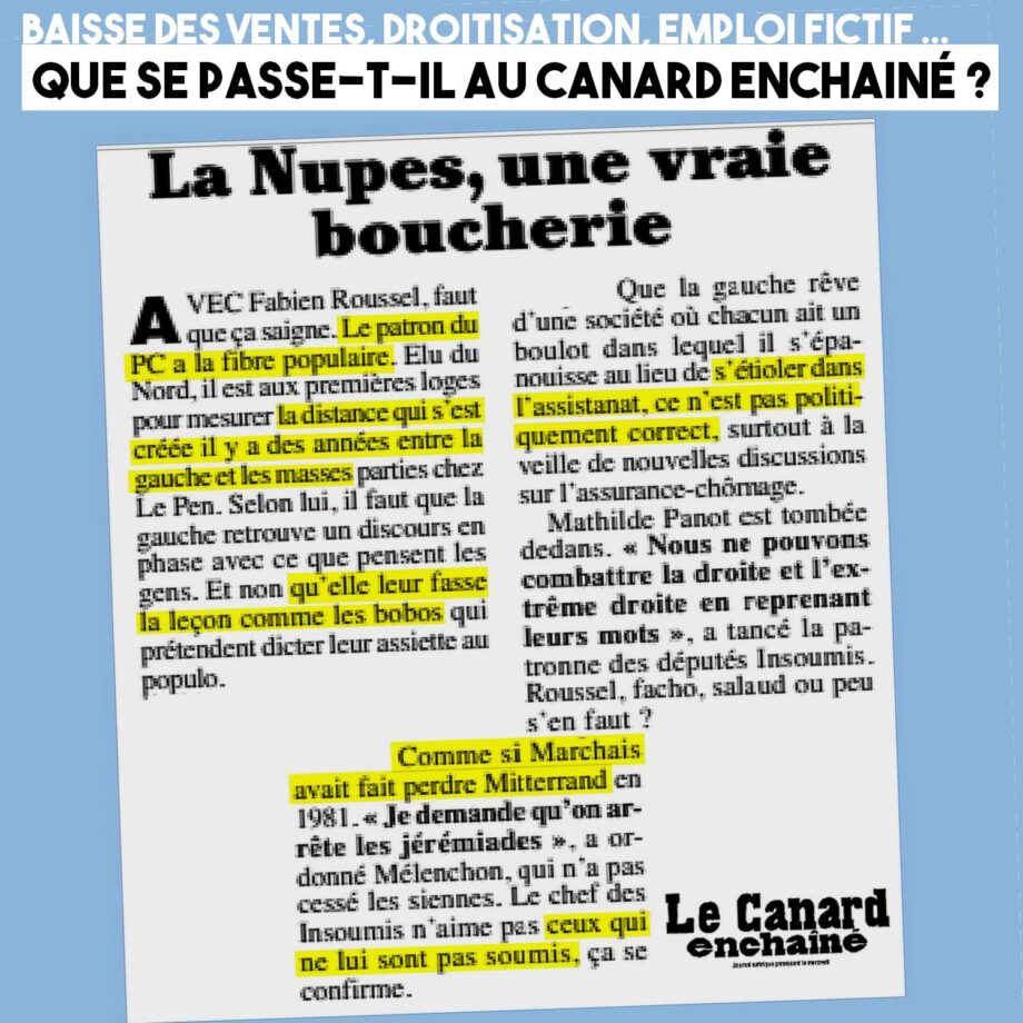 Que se passe-t-il au Canard Enchaîné ?