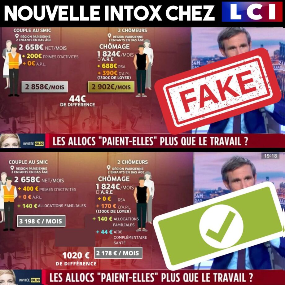 Encore une intoxication délibérée chez LCI