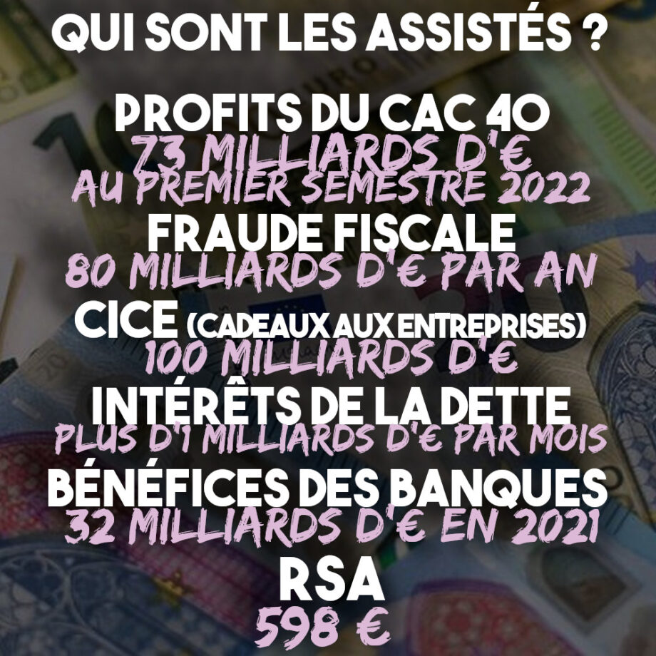 Qui sont les assistés ?