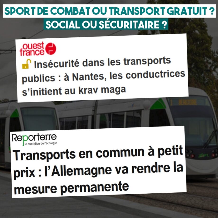 Krav maga ou transports gratuits ?