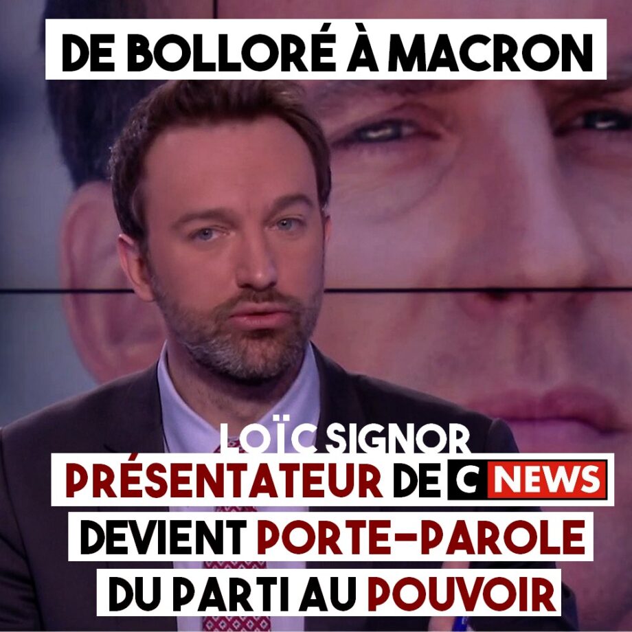 De Bolloré à Macron : un présentateur de Cnews devient porte-parole du pouvoir