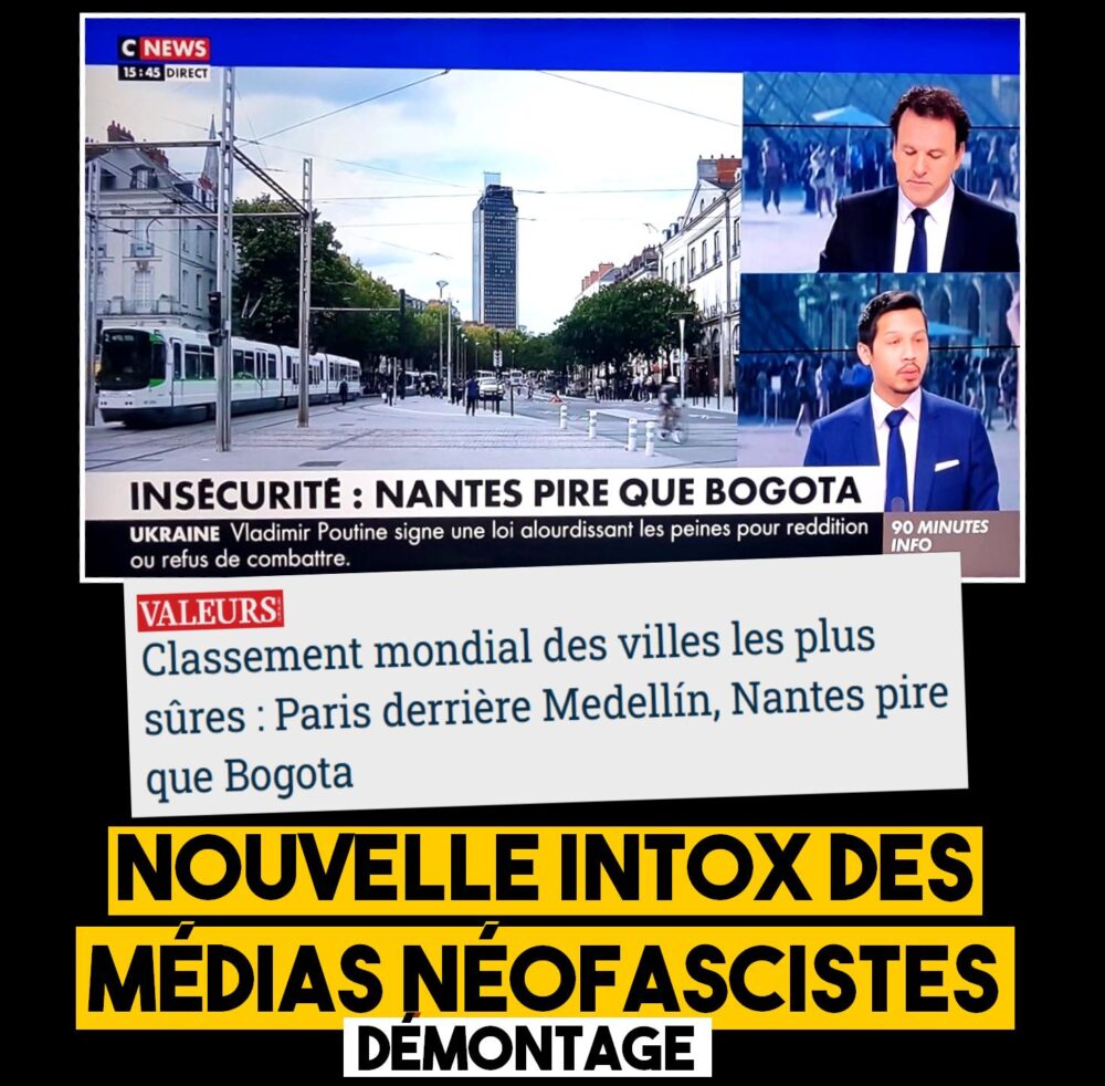 Nouvelle intox sur l’insécurité : démontage