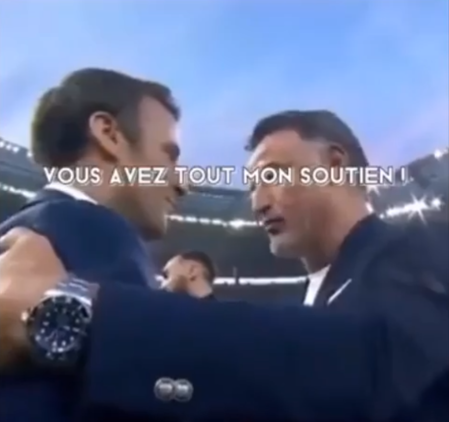 «Je suis votre fidèle supporter» : Galtier est fan de jet & de Macron
