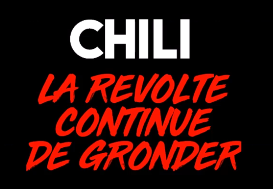 Vent de révolte au Chili