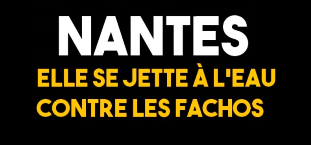 Elle se jette à l’eau contre les fachos