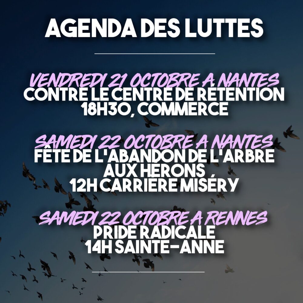 Rendez-vous des luttes – 21/22 octobre 2022
