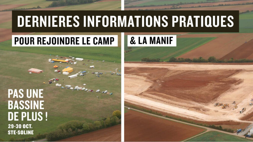 Grand rassemblement contre les mégabassines : top départ