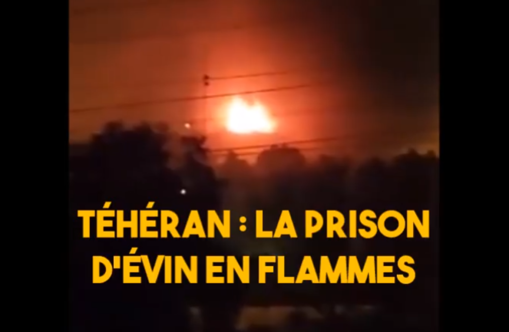 Téhéran : la prison d’Evin, qui enferme des opposants iraniens, en flammes