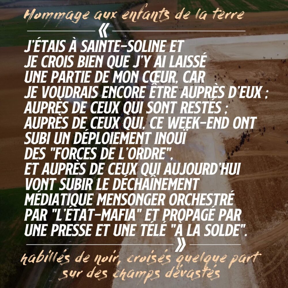 Lettre ouverte d’une bretonne aux manifestant-es