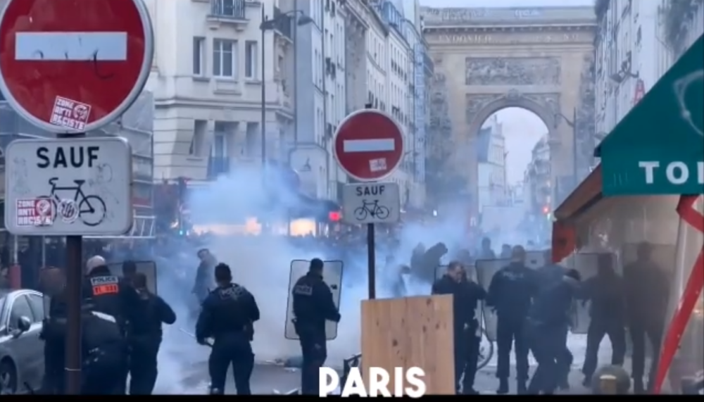 Attentat raciste : charge policière contre les kurdes à Marseille, gaz à Paris