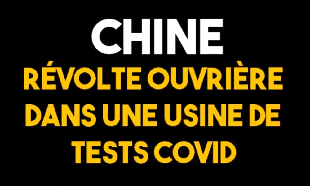 Chine : révolte ouvrière dans une usine de kits Covid