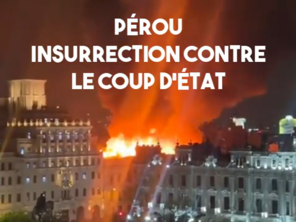 Pérou : insurrection populaire contre le coup d’état parlementaire