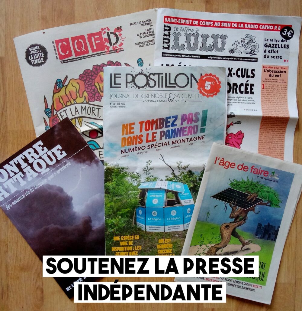 Soutenez la presse indépendante