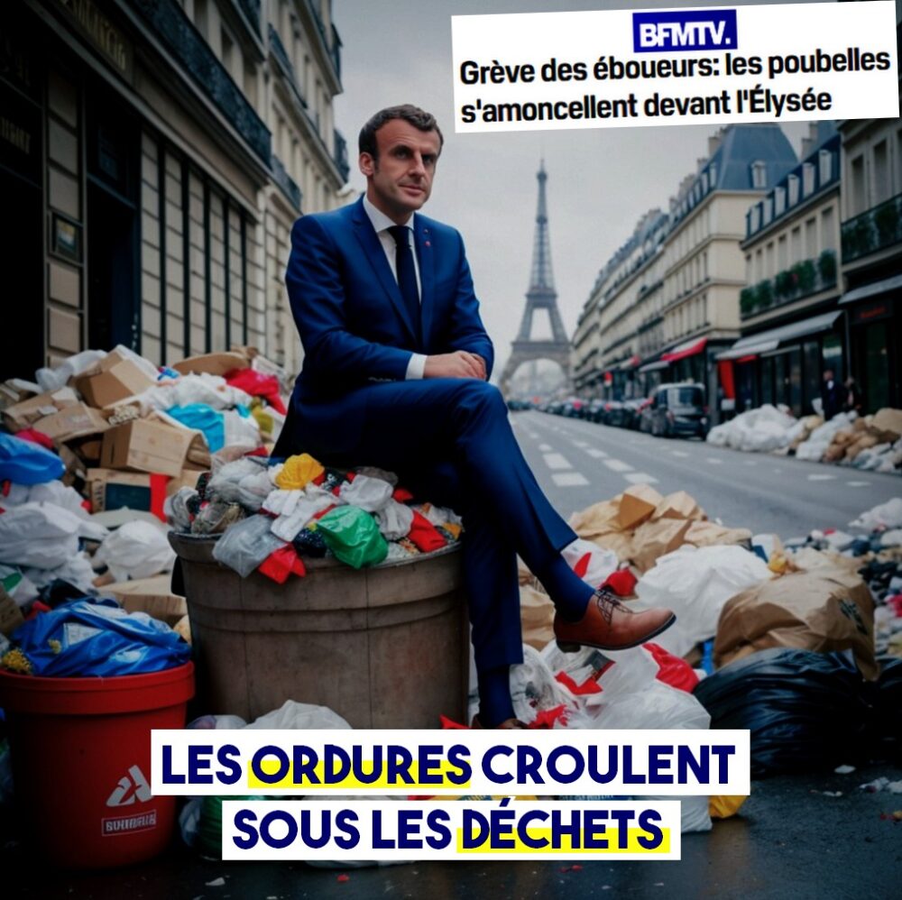 Les ordures croulent sous les déchets