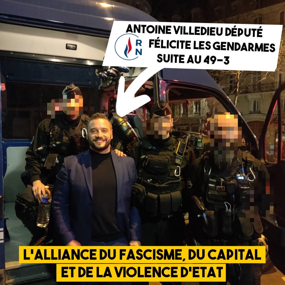 L’alliance du fascisme, du capital et de la violence d’État