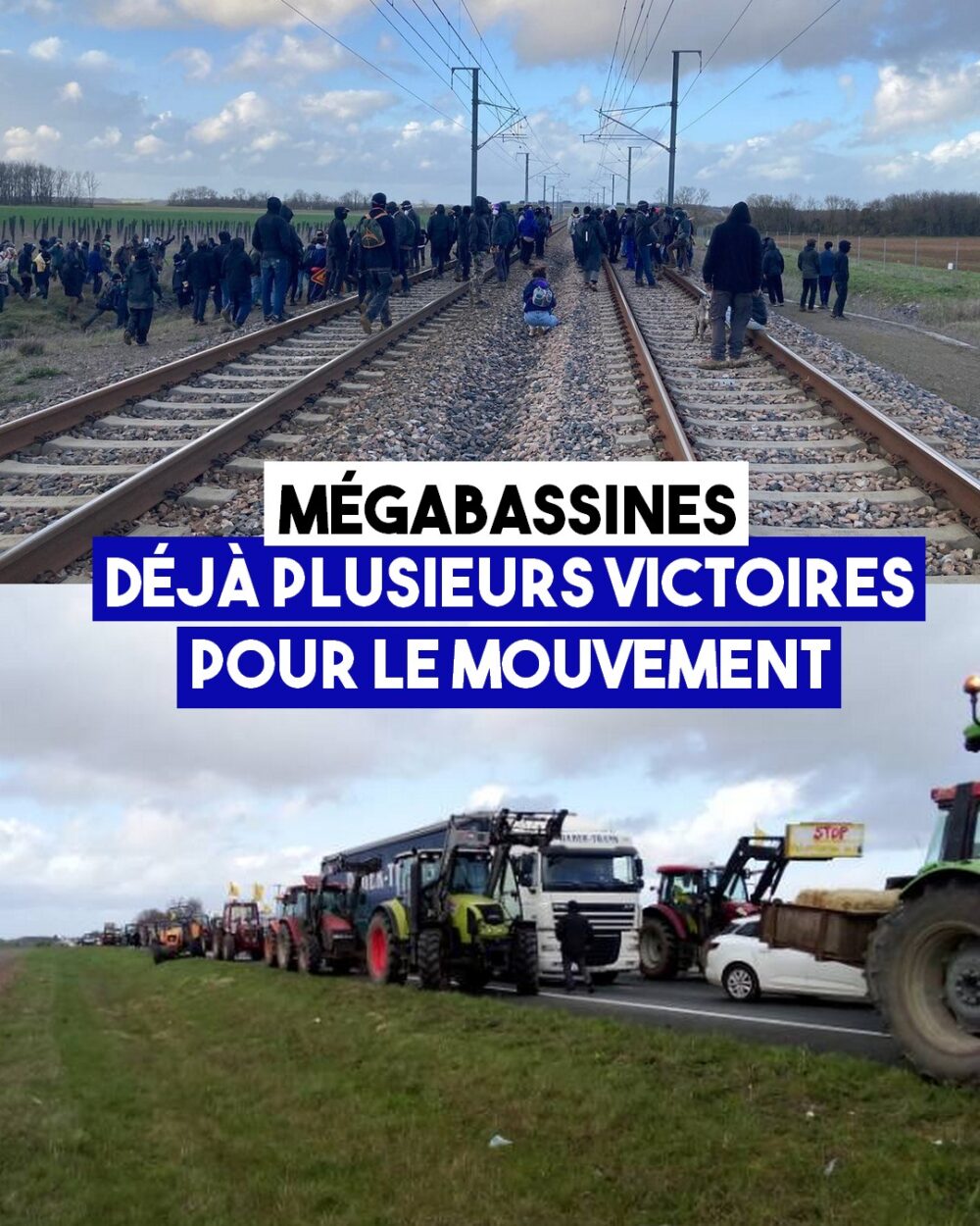 Mégabassines : deux victoires dès vendredi