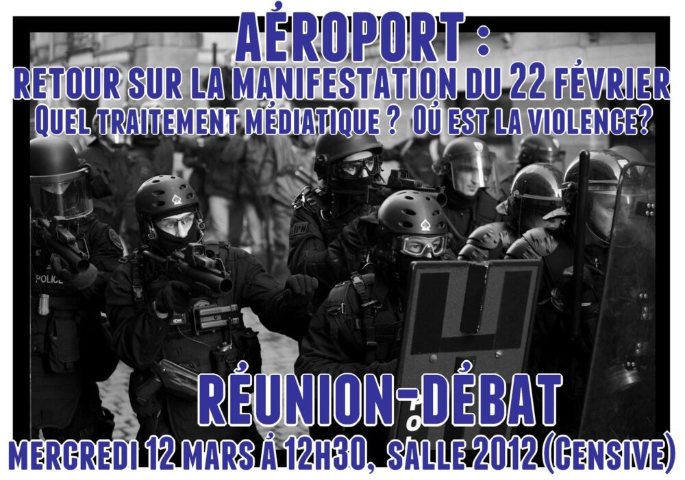 Aéroport : retour sur la manifestation du 22 février
