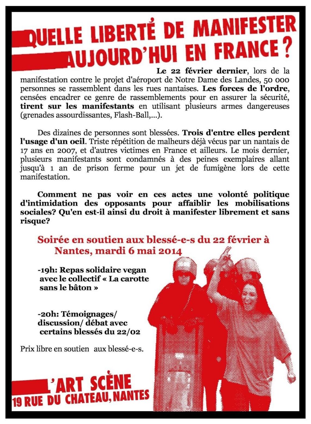 C’est demain soir, à Nantes