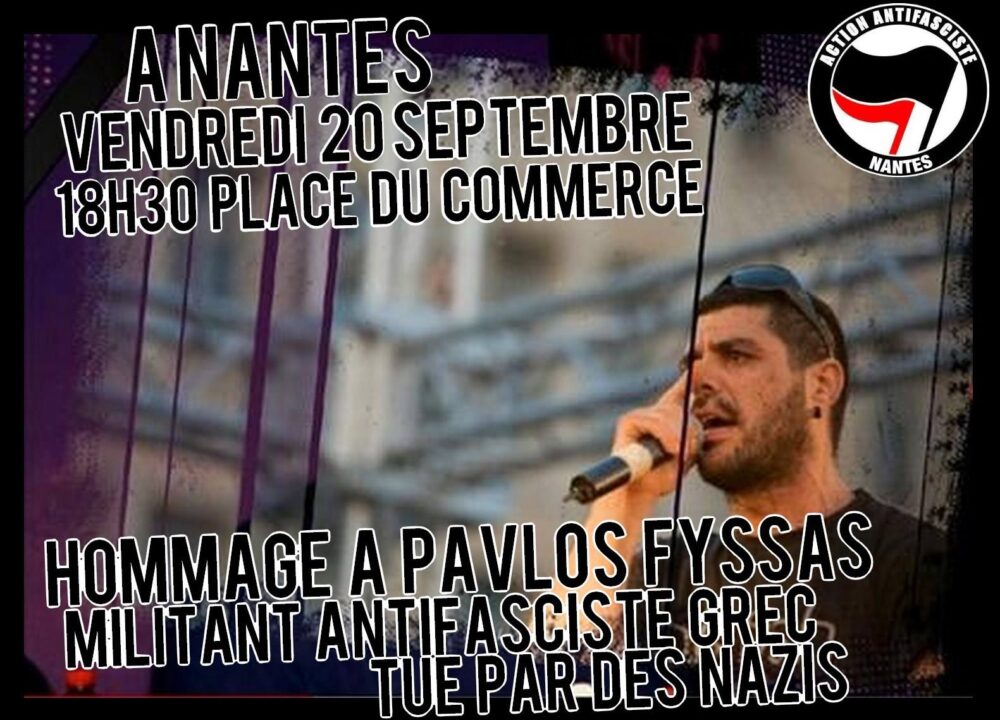 Hommage à Pavlos Fyssas