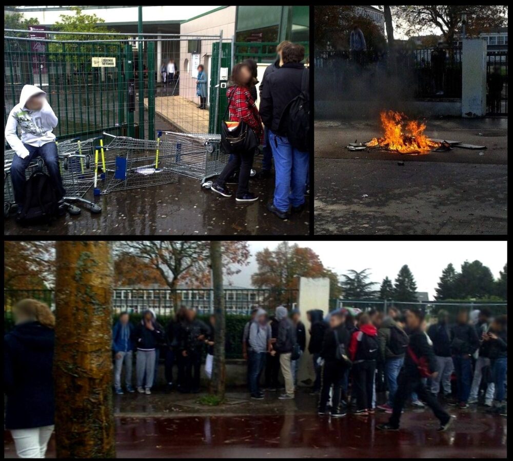 Blocage des lycées contre les expulsions